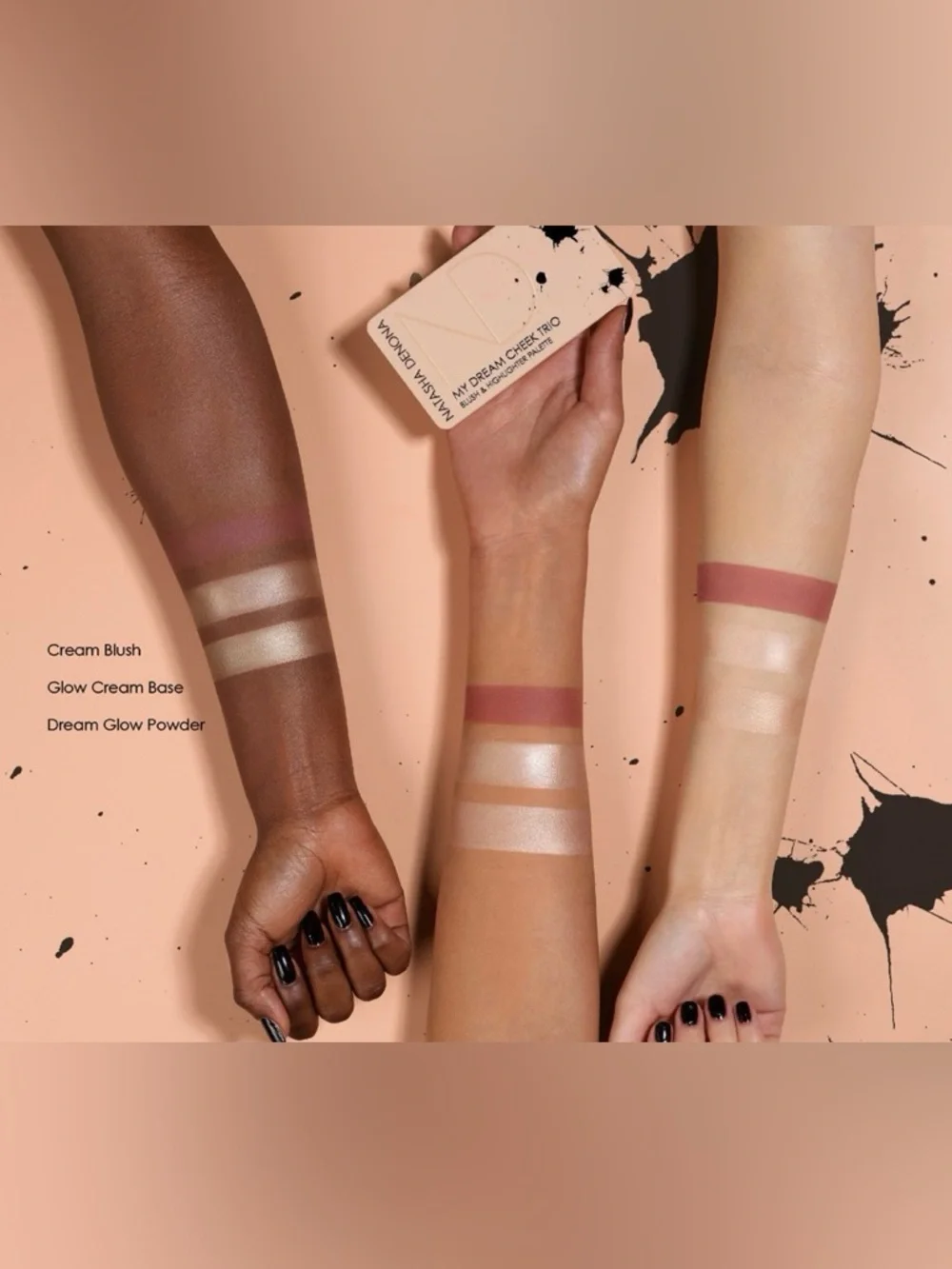 🔥BRAND NEW Natasha Denona My Dream Cheek Trio - Blush, glow base & highlighter